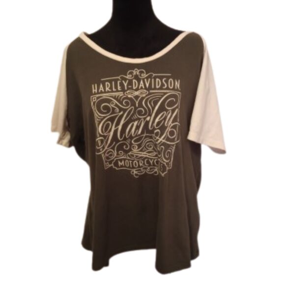 Harley Davidson Women's Size XLarge Short Sleeve T-Shirt - Picture 1 of 8